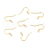 Brass Earring Hooks KK-F824-015B-G-1