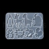 Penguin/Lion/Rabbit DIY Pendant Silicone Molds SIL-F010-03-4