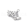 Brass Crystal Rhinestone Pendants KK-E793-04P-2