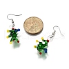 Handmade Lampwork Dangle Earrings EJEW-TA00664-4