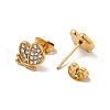 Rhinestone Butterfly Stud Earrings with 316 Surgical Stainless Steel Pins EJEW-A081-14G-02-2