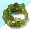 Raw Rough Natural Peridot Beads Strands G-P528-B05-02-2