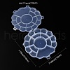 17 Grids Flower Plastic Bead Containers AJEW-YWC0001-06-5