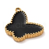 Ion Plating(IP) 304 Stainless Steel Enamel Pendants STAS-A102-01G-05-2