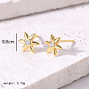 Elegant S925 Sterling Silver Clear Cubic Zirconia Flower Stud Earrings VV4671-4-2
