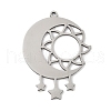304 Stainless Steel Pendants STAS-S174-27P-1
