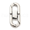 Non-Tarnish 304 Stainless Steel Fold Over Clasps STAS-D026-01B-P-1