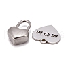 Stainless Steel Charms STAS-MSMC001-05-2