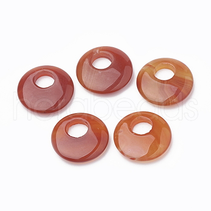 Natural Carnelian Pendants X-G-S330-35-1