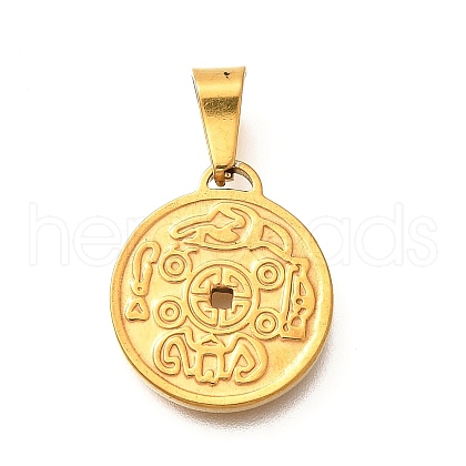 201 Stainless Steel Pendants STAS-Q344-07A-G-1