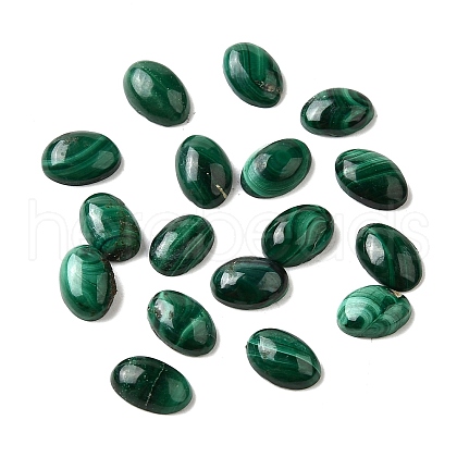 Natural Malachite Cabochons G-E557-03O-1