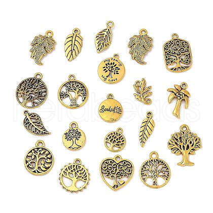 Tibetan Style Alloy Pendants FIND-M058-04AG-1