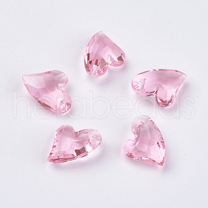 Transparent Acrylic Charms X-MACR-G055-11mm-26X-1