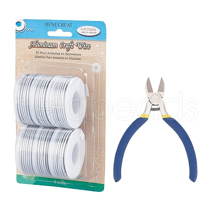 BENECREAT Round Aluminum Wire AW-BC0003-32A-2.0mm-1
