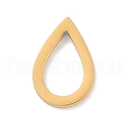 Golden Plated 304 Stainless Steel Charms STAS-K286-03K-G-1