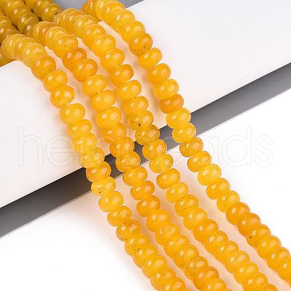 Dyed Natural White Jade Beads Strands G-T139-59A-07-1