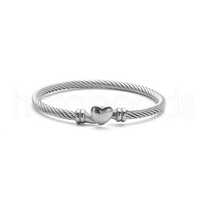 304 Stainless Steel Bangles for Women FS-WG55054-04-1