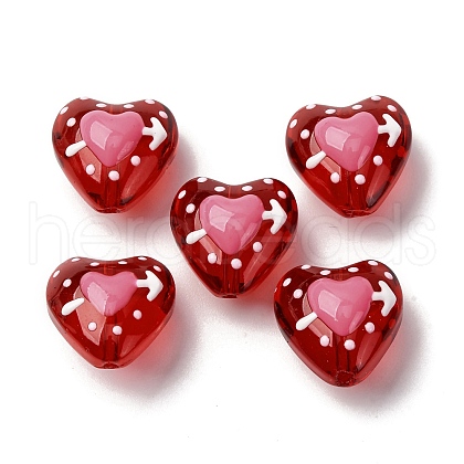 Glass Enamel Beads GLAA-Q125-01C-1