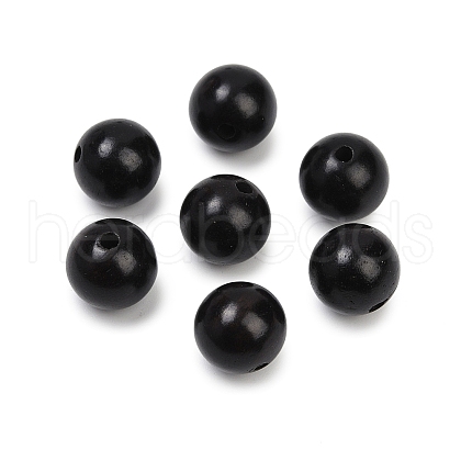 Undyed Natural Wood Beads WOOD-Q046-03C-01-1