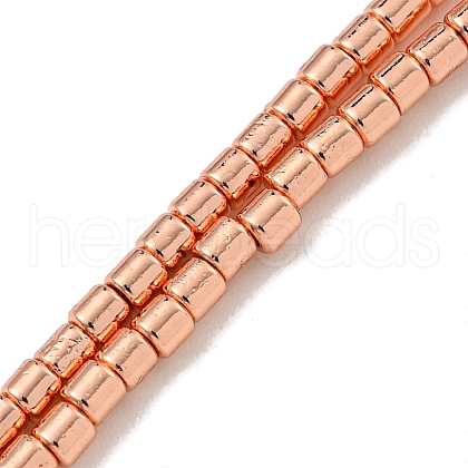 Electroplated Synthetic Non-Magnetic Hematite Beads Strands G-I360-D01-03-1