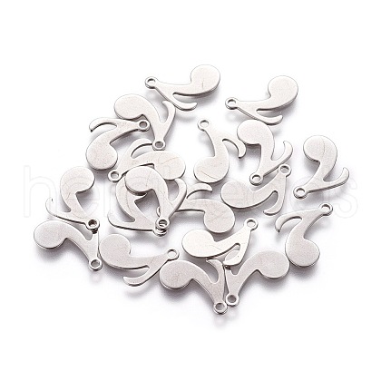 Tarnish Resistant 201 Stainless Steel Pendants STAS-I109-03P-1