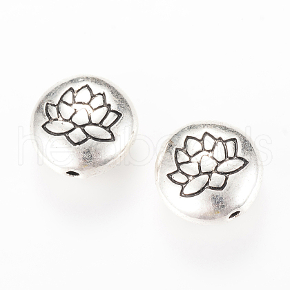 Tibetan Style Alloy Beads TIBEB-Q067-08AS-NR-1