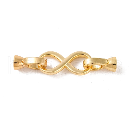 Brass Fold Over Clasps KK-U016-20G-1