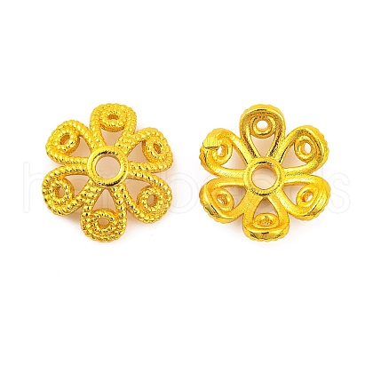 Brass Bead Caps KK-G502-07G-1