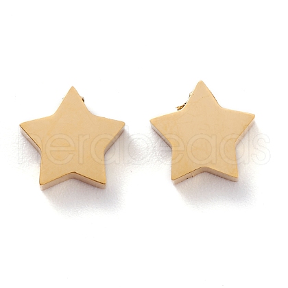 Ion Plating(IP) 304 Stainless Steel Charms STAS-O139-09G-1