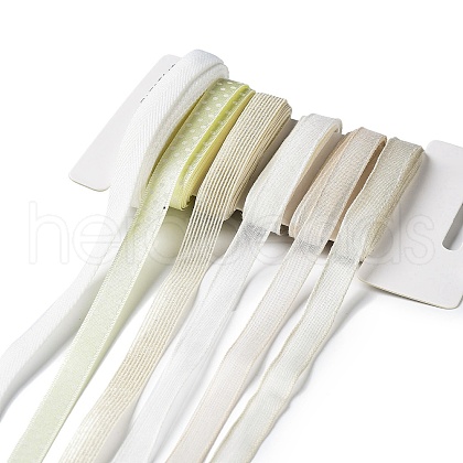 18 Yards 6 Styles Polyester Ribbon SRIB-C001-H04-1