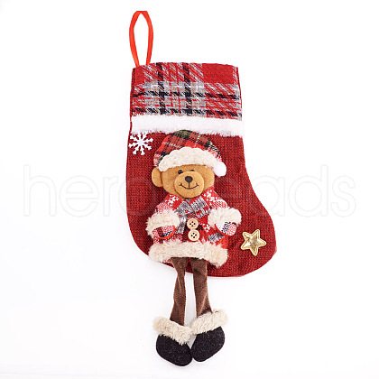 Christmas Theme Non-woven Fabrics Bags ABAG-TAC0001-16B-1