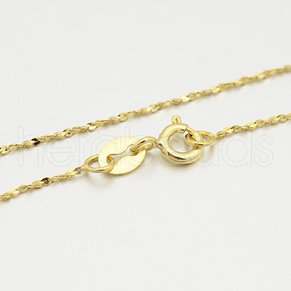 925 Sterling Silver Chain Necklaces STER-M086-05A-G-1