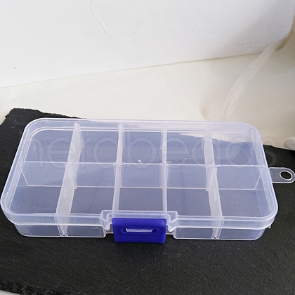 10 Grids Plastic Bead Containers WG29476-17-1