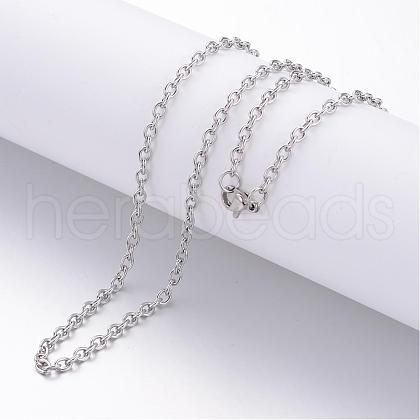Non-Tarnish 304 Stainless Steel Necklace MAK-K004-16P-1