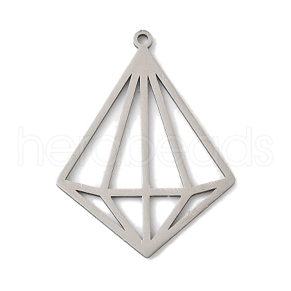 304 Stainless Steel Pendants STAS-S174-26P-1