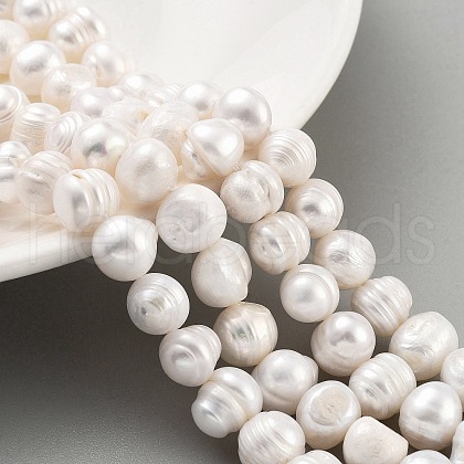 Natural Cultured Freshwater Pearl Beads Strands PEAR-C003-14C-1