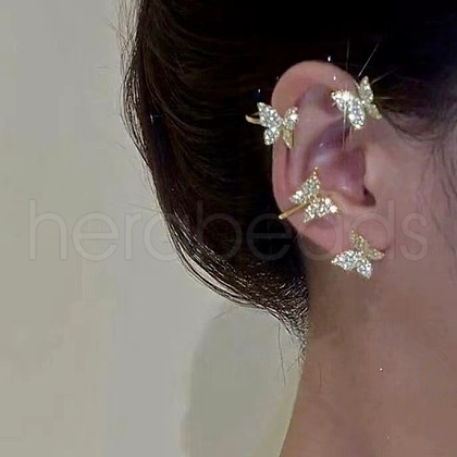 Fashionable Tassel Brass Cuff Earrings WGDF8A9-04-1