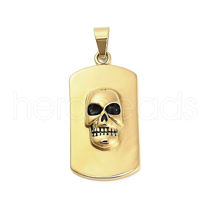 304 Stainless Steel Enamel Pendants STAS-Z126-01G-1