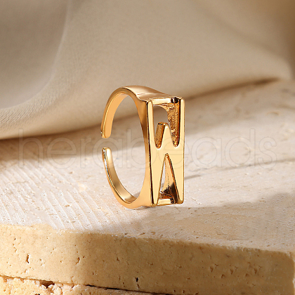 Alloy Adjustable Open Cuff Rings FS-WG3F88F-45-1