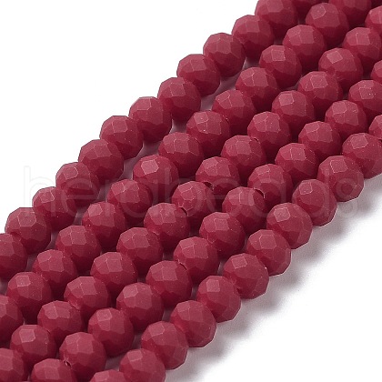 Glass Beads Strands EGLA-A034-P2mm-MD02-1