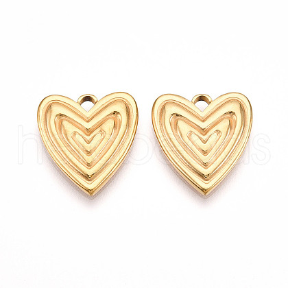 304 Stainless Steel Pendants STAS-N109-118G-1