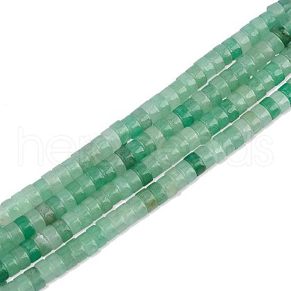  1 Strand Natural Green Aventurine Beads Strands G-NB0002-36-1