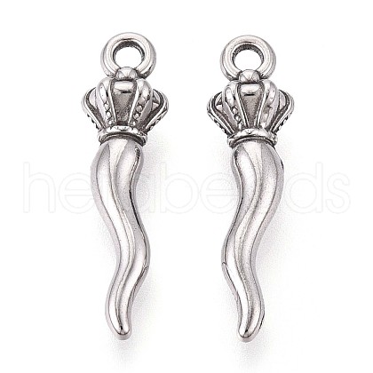 304 Stainless Steel Pendants STAS-T065-29P-1