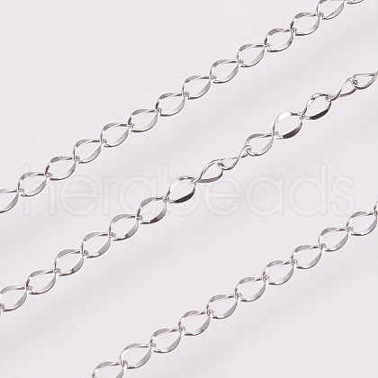 304 Stainless Steel Twisted Chain Curb Chains CHS-K008-15A-1