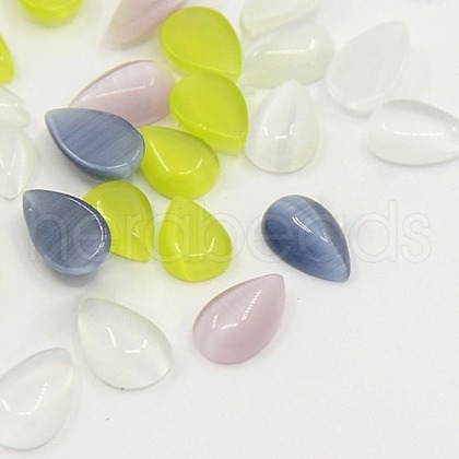 Cat Eye Cabochons CE-J001-8x13mm-M-1