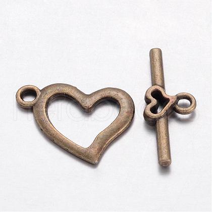 Alloy Toggle Clasps X-PALLOY-B883-AB-1