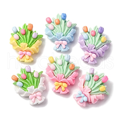 Opaque Resin Cabochons CRES-V001-05-1