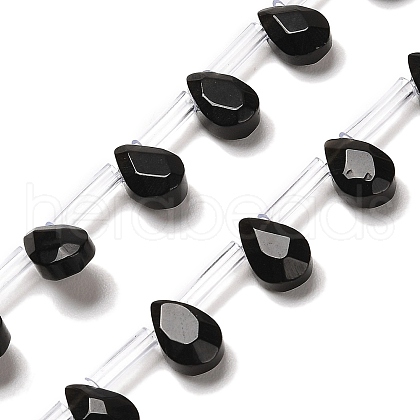 Natural Obsidian Beads Strands G-Q167-A09-02-1