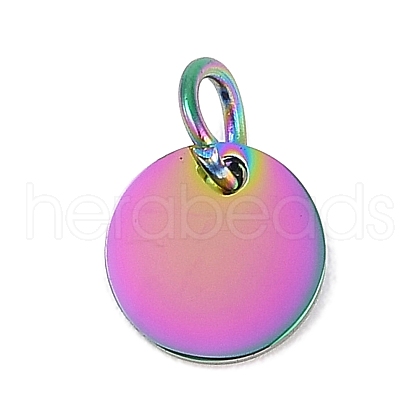 Ion Plating(IP) 304 Stainless Steel Pendants STAS-I311-32B-RC-1