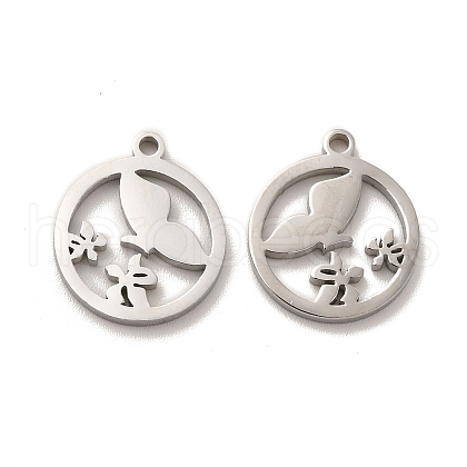 Non-Tarnish 304 Stainless Steel Charms STAS-M089-44P-1
